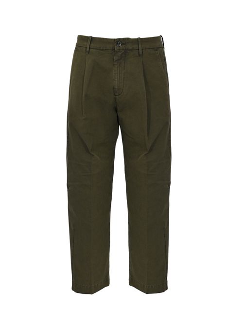 Pantalone Giulio carrot in cotone Oliva Nine in the morning | 9SS26 GIG28OLIVA